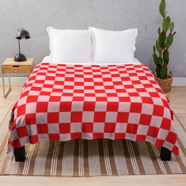 Item preview, Pink and Red Checkerboard Pattern designed and sold by polishalpaca.