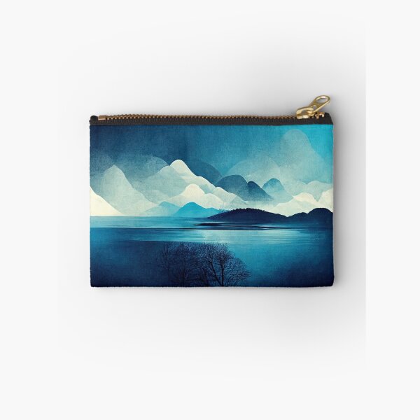 Item preview, Mountain Lake in Cool Blues designed and sold by ImageVortex.
