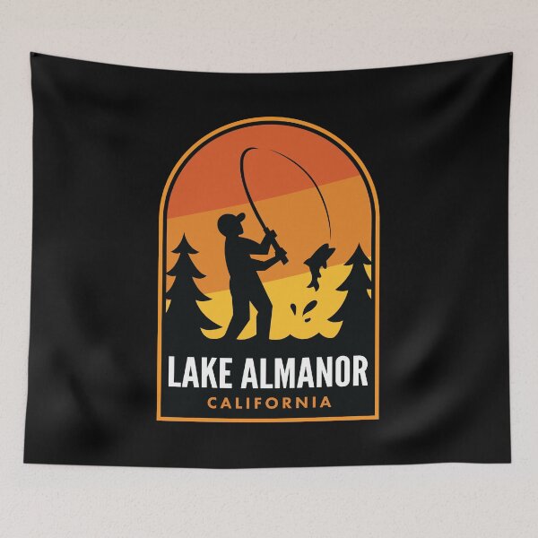 Artikelvorschau, Lake Almanor California Fishing entworfen und verkauft von HalpinDesign.
