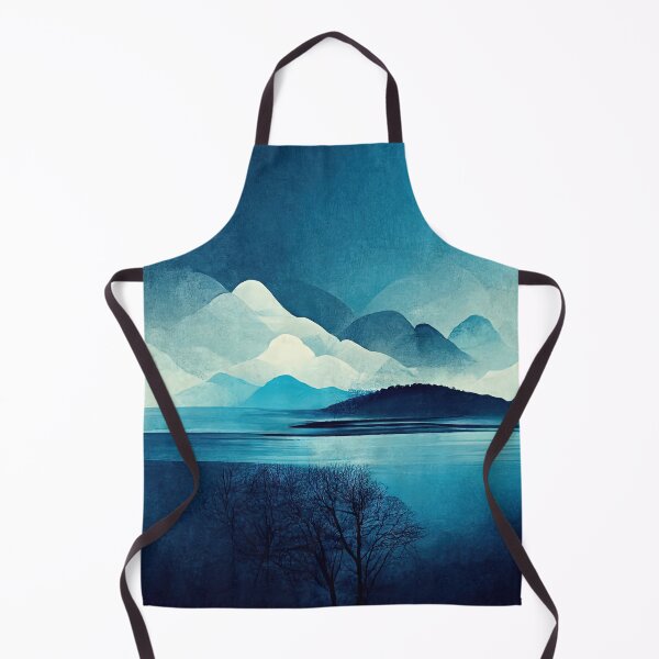 Item preview, Mountain Lake in Cool Blues designed and sold by ImageVortex.