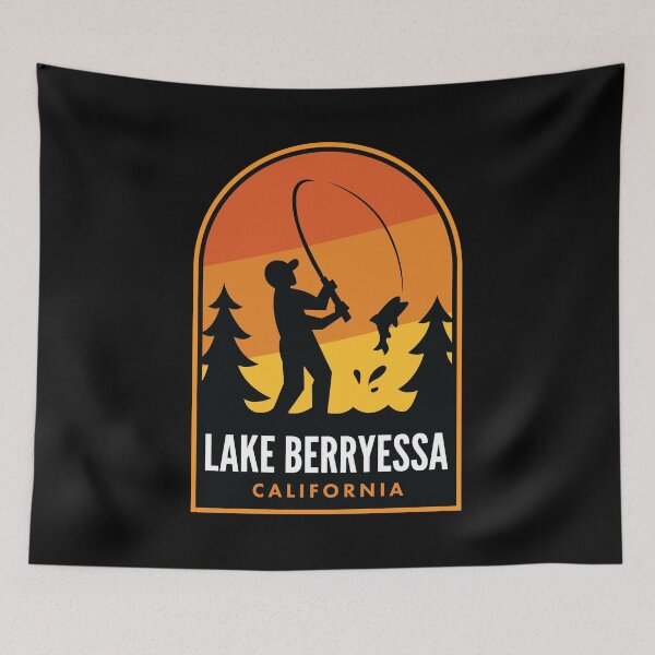 Artikelvorschau, Lake Berryessa California Fishing entworfen und verkauft von HalpinDesign.