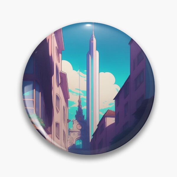 Item preview, Anime style old city with a modern touch designed and sold by yabutatu.