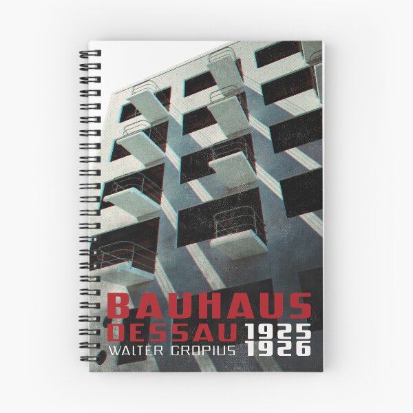 Item preview, Bauhaus Dessau building in vintage magazine style VII designed and sold by blursbyai.