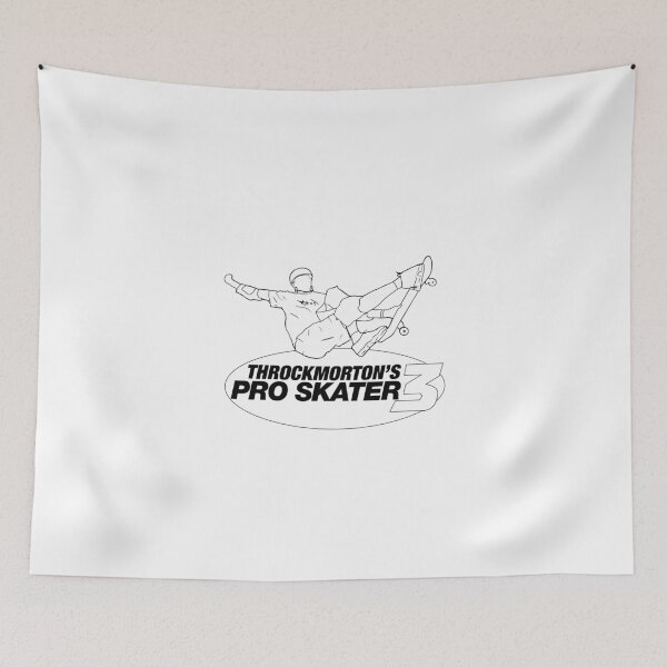 Item preview, throckmorton's pro skater 3 (black version) designed and sold by alive95.