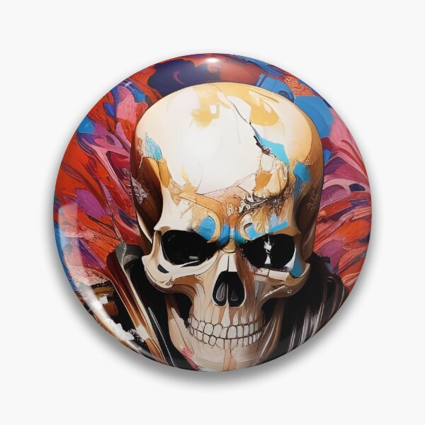 Item preview, Psychedelic Skull #6 designed and sold by mrbribe.