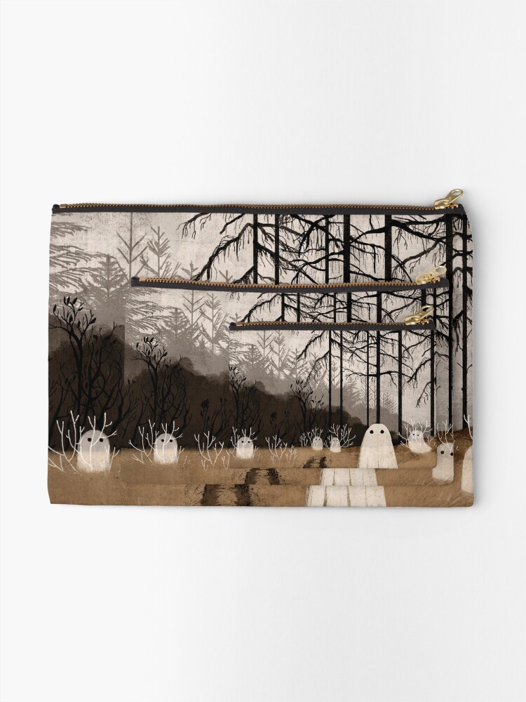 Thumbnail 2 of 4, Zipper Pouch, Lost In The Unknown designed and sold by katherineblower.