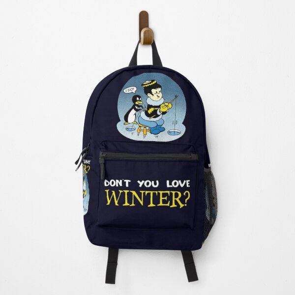Item preview, Don't You Love Winter Ice Fishing Penguin Prank Vintage Seasonal Cartoon designed and sold by CRHPOD20.