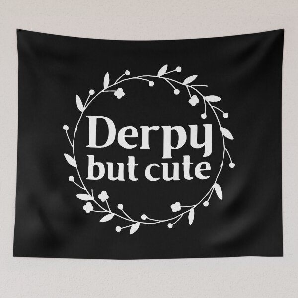 Item preview, Derpy but cute in a floral wreath designed and sold by jazzydevil.