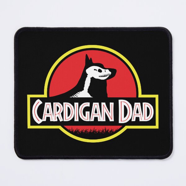 Item preview, (For Dark Background) Jurassic Cardigan Welsh Corgi Dad designed and sold by More Cute Dogs.