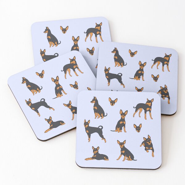 Item preview, Miniature Pinscher cute illustration pack  designed and sold by Yarafantasyart.