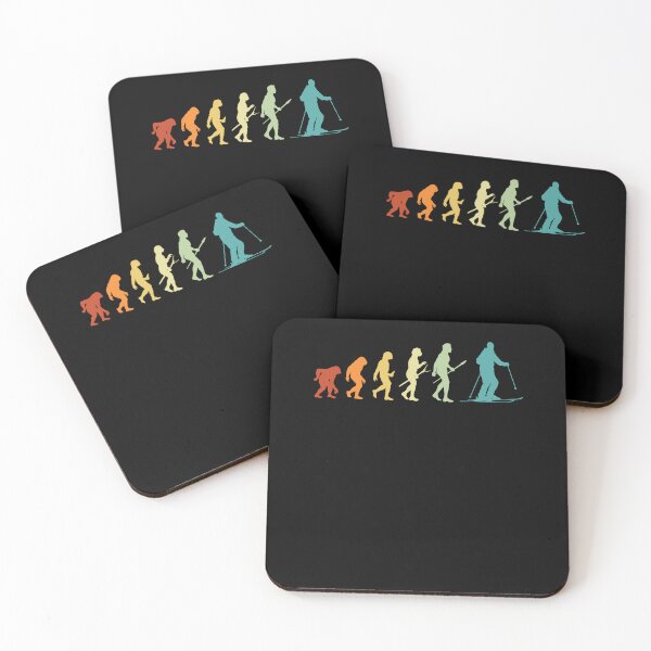 Item preview, Ski Evolution Skier Gift Winter Sports Apres Ski designed and sold by Lenny Stahl.