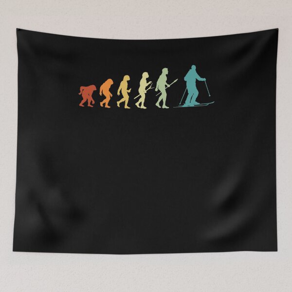 Item preview, Ski Evolution Skier Gift Winter Sports Apres Ski designed and sold by Lenny Stahl.