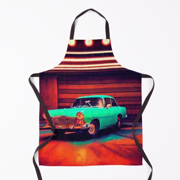 Item preview, Cinematic Dream in a Garage - A Vintage Beauty in the Spotlight designed and sold by WBP Mart.
