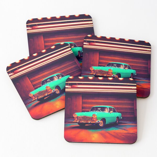 Item preview, Cinematic Dream in a Garage - A Vintage Beauty in the Spotlight designed and sold by WBP Mart.