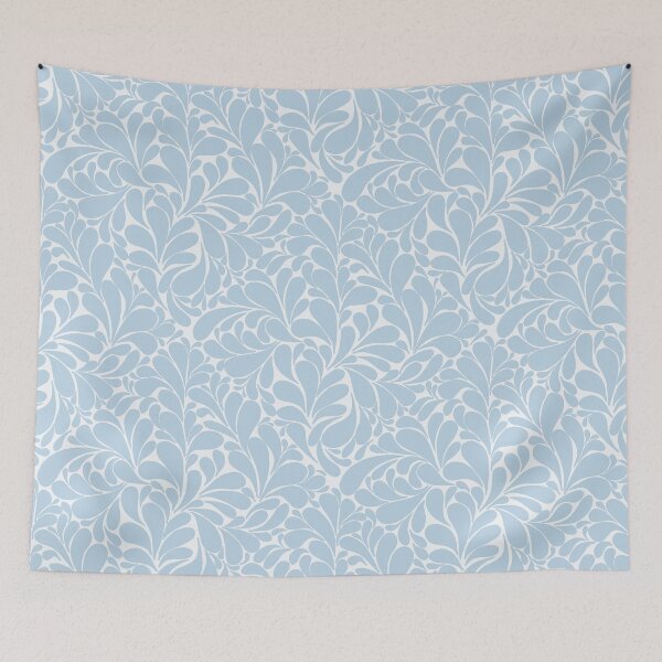 Item preview, Blue and Creamy white splashes and drops designed and sold by Quick Brown Fox Canada.