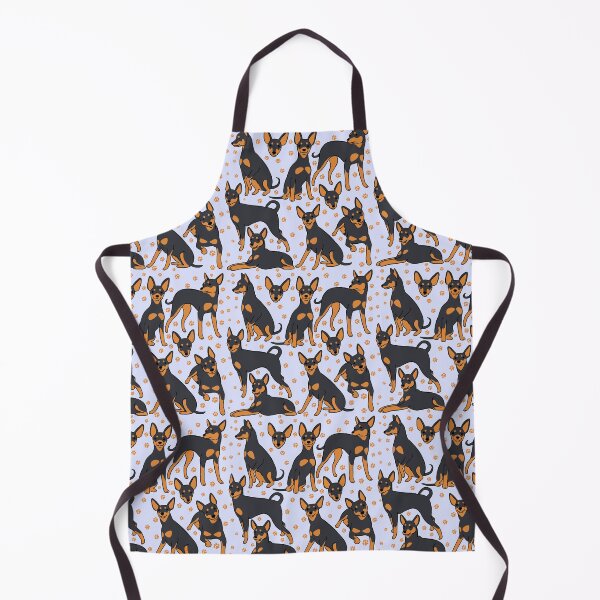 Item preview, Miniature Pinscher cute illustration pattern designed and sold by Yarafantasyart.