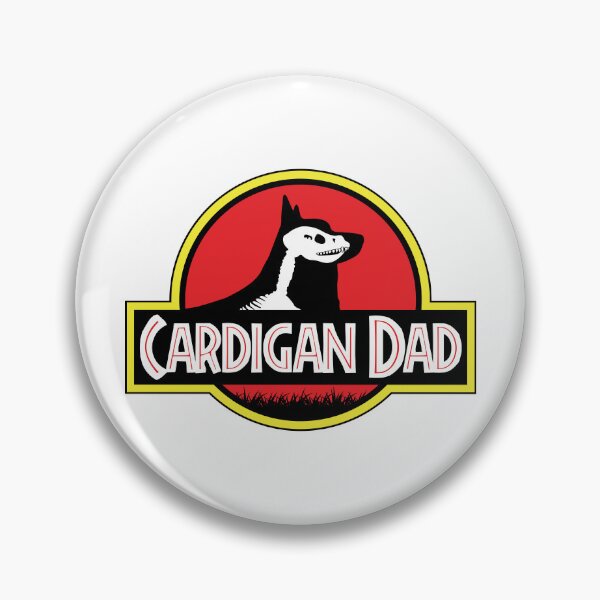 Artikelvorschau, (Für hellen Hintergrund) Jurassic Cardigan Welsh Corgi Dad entworfen und verkauft von More Cute Dogs.