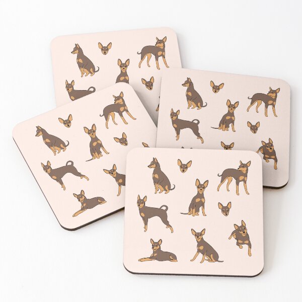 Item preview, Miniature Pinscher cute illustration pack  designed and sold by Yarafantasyart.