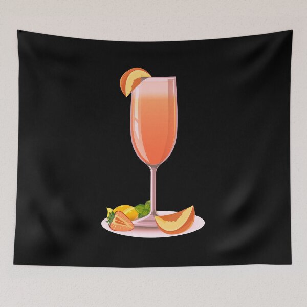 Artikelvorschau, Bellini-Cocktail entworfen und verkauft von antevasinart.