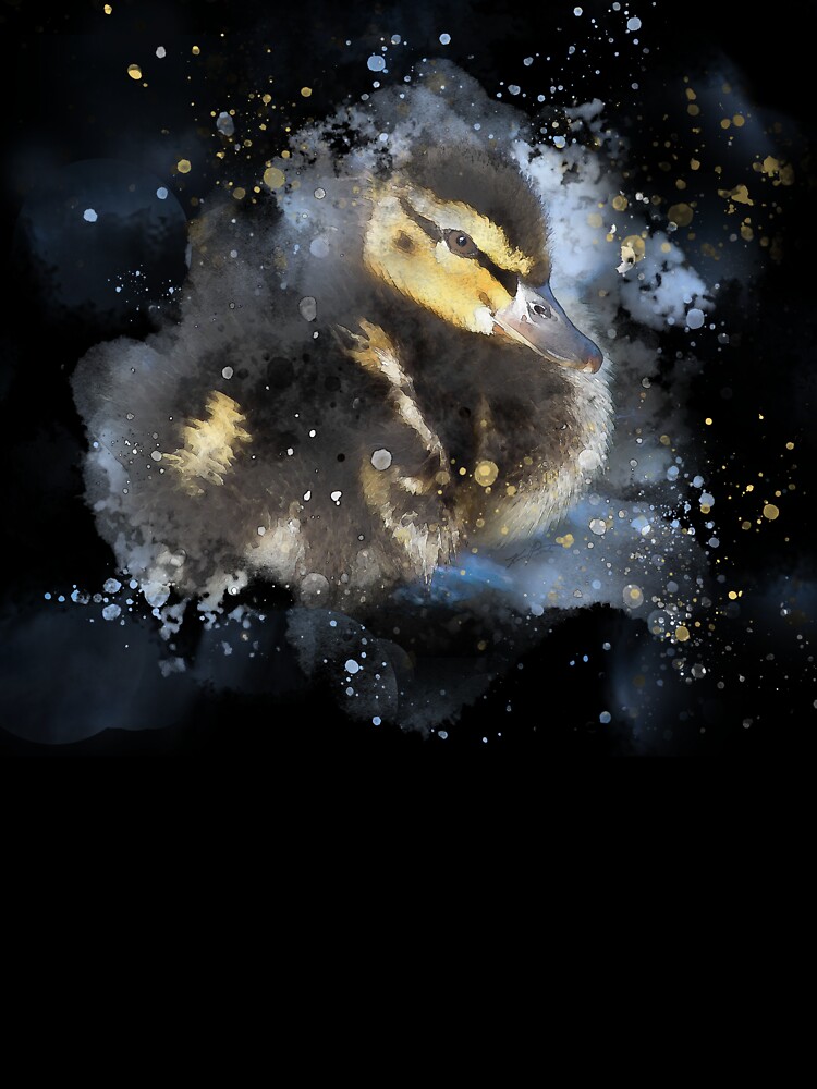 Thumbnail 7 of 7, Oversized T-Shirt, Watercolor Duckling designed and sold by ImagineMeraki.
