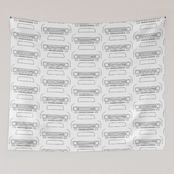 Item preview, IH 4x4 truck 1979 outline graphic (black)  designed and sold by soitwouldseem.