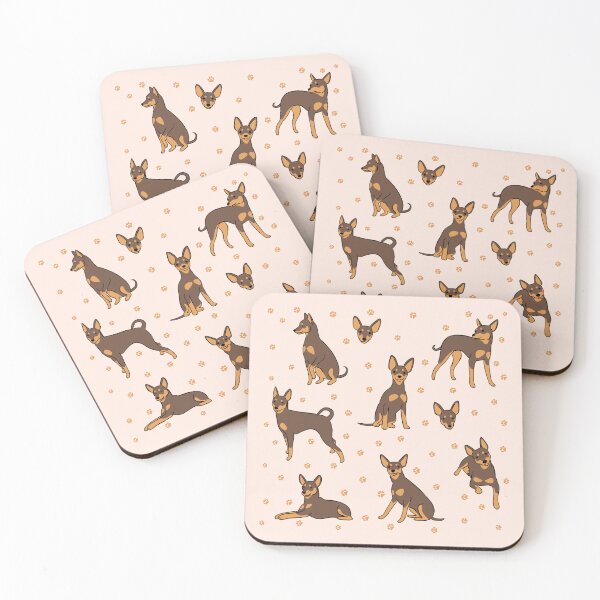 Item preview, Miniature Pinscher cute illustration pack  designed and sold by Yarafantasyart.