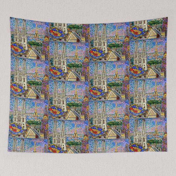 Item preview, Colorful and vibrant Paris - the city of lovers designed and sold by Natalia-Vlad.