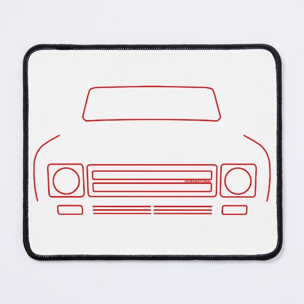 Item preview, IH 4x4 truck 1979 outline graphic (red) designed and sold by soitwouldseem.