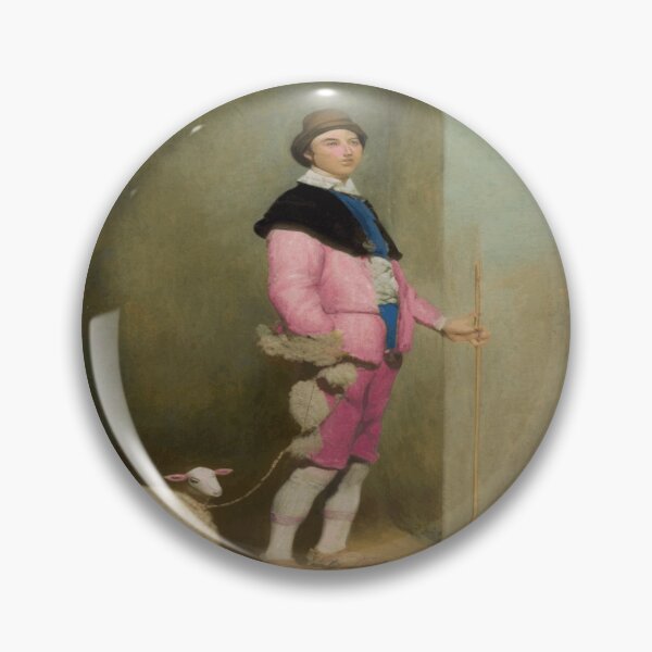 Item preview, Young Man in Pink with Toy Sheep - Charles Jalabert (1861) designed and sold by funnyhalloween.