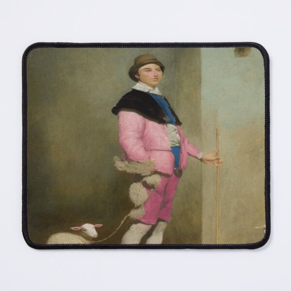Item preview, Young Man in Pink with Toy Sheep - Charles Jalabert (1861) designed and sold by funnyhalloween.