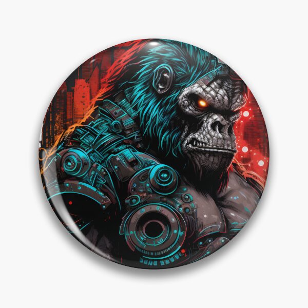 Item preview, Cyborg Gorilla RED designed and sold by Harlechryzz.
