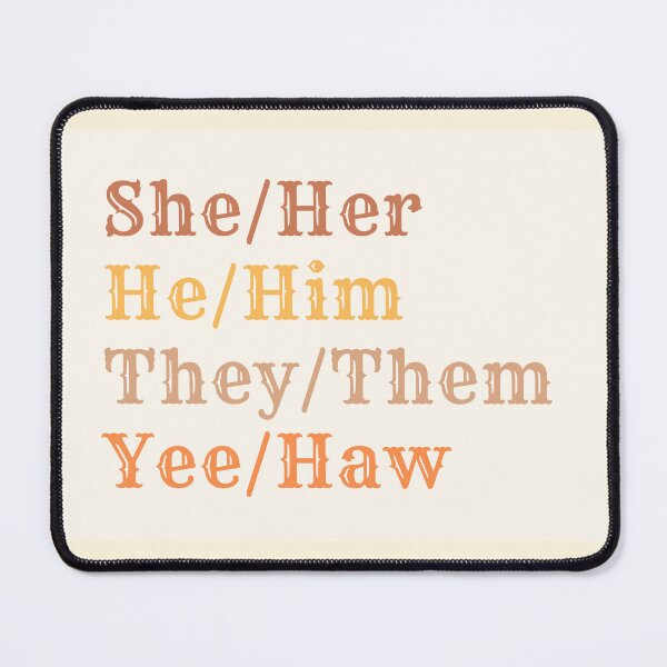 Item preview, Old Western Cowboy Pronouns They / Them designed and sold by KinkShoppe.
