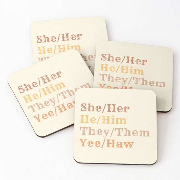 Item preview, Old Western Cowboy Pronouns They / Them designed and sold by KinkShoppe.