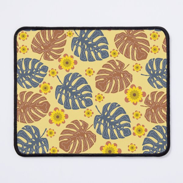 Item preview, Boho Leaves and Flowers Seamless Pattern designed and sold by PBJArt.