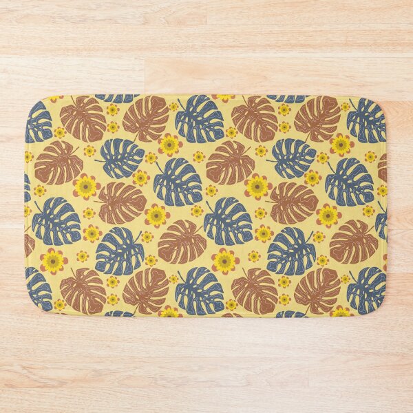 Item preview, Boho Leaves and Flowers Seamless Pattern designed and sold by PBJArt.