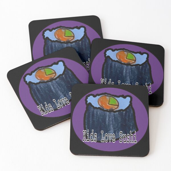 Item preview, Sushi with Kids Love Sushi Text - Collage Animation designed and sold by jolabrese.