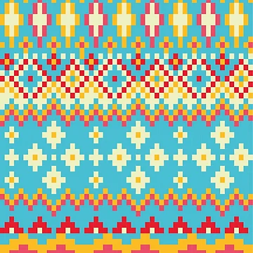 Artwork thumbnail, Pattern Rugged Native, Native Pattern Rugged by Yes-Monkey