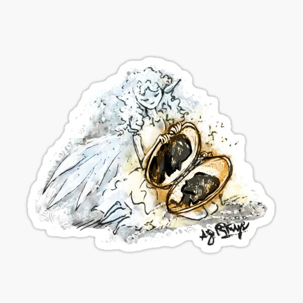 Item preview, "Locket Fairy" Fairy Holds Memories of Forgotten Lovers in Locket designed and sold by ajrhys.