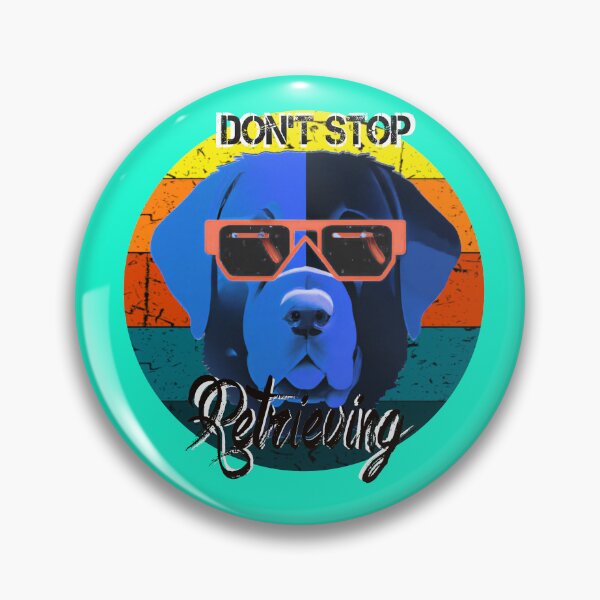 Item preview, Don't Stop Retrieving: Adorable blue Labrador designed and sold by LearnedAfter30.