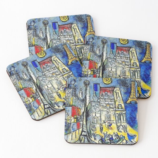 Item preview, Colorful bright Paris the city of lovers designed and sold by Natalia-Vlad.