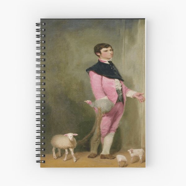 Item preview, Young Man in Pink with Toy Sheep - Charles Jalabert (1861) designed and sold by funnyhalloween.