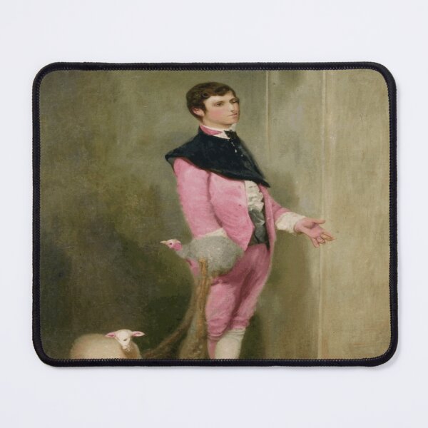 Item preview, Young Man in Pink with Toy Sheep - Charles Jalabert (1861) designed and sold by funnyhalloween.