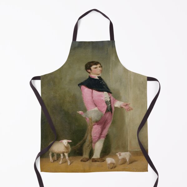 Item preview, Young Man in Pink with Toy Sheep - Charles Jalabert (1861) designed and sold by funnyhalloween.