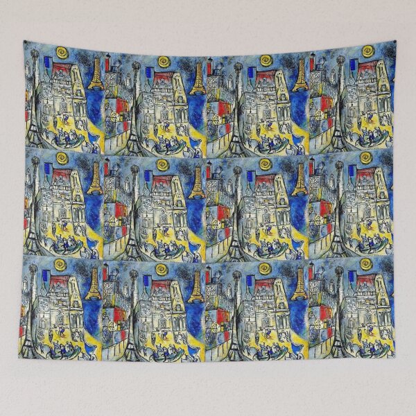Item preview, Colorful bright Paris the city of lovers designed and sold by Natalia-Vlad.
