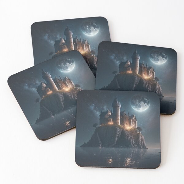 Item preview, The Ancient Floating Castle in the Dark Depths of Space designed and sold by Y-Elric-Y.