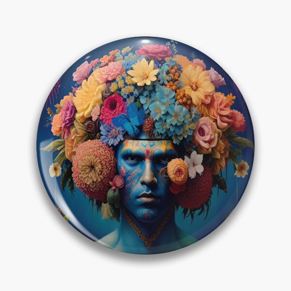 Item preview, Flowerfist with its extravagant multicolored flower tribal adornment designed and sold by A-i-Artistry.