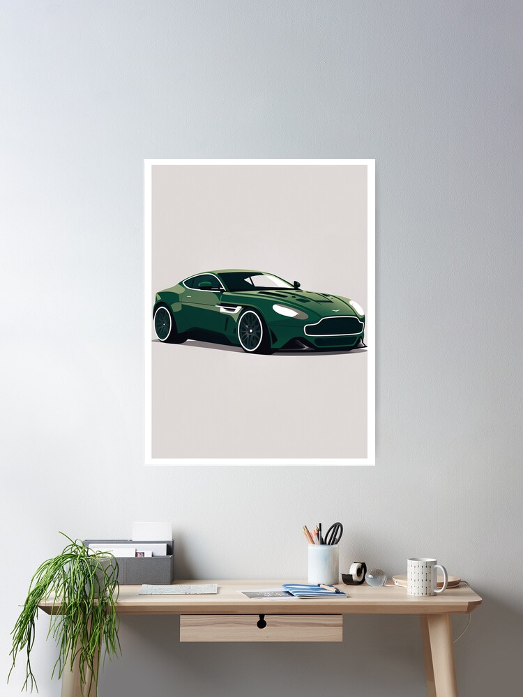Thumbnail 1 of 3, Poster, Aston Martin Sportscar designed and sold by AI-nspiration.