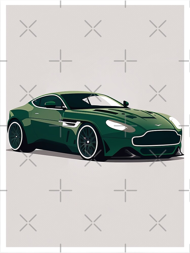 Thumbnail 3 of 3, Poster, Aston Martin Sportscar designed and sold by AI-nspiration.
