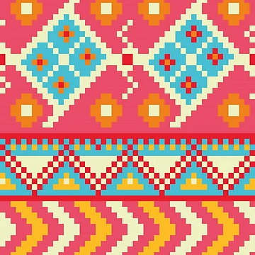Artwork thumbnail, Seamless Rugged Geo Native, Native Pattern Rugged by Yes-Monkey