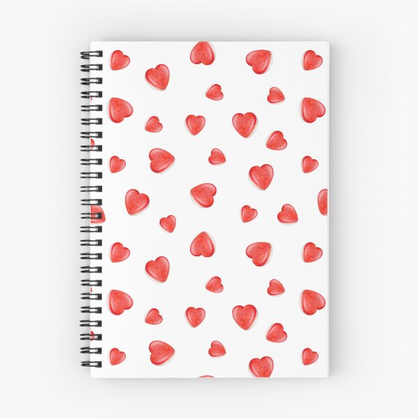 Item preview, Heart Sweets ditsy pattern on white designed and sold by HazelFisher.